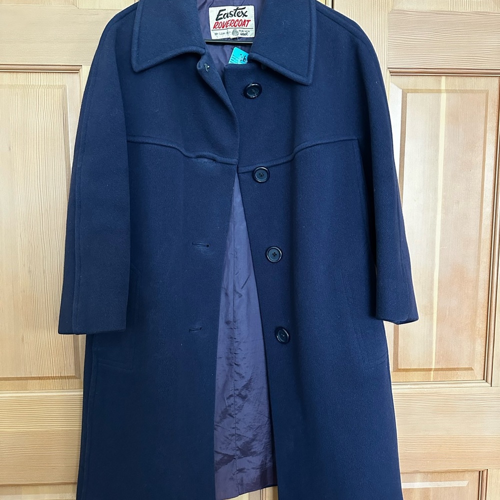 Vintage Eastex Rovercoat Wool UK